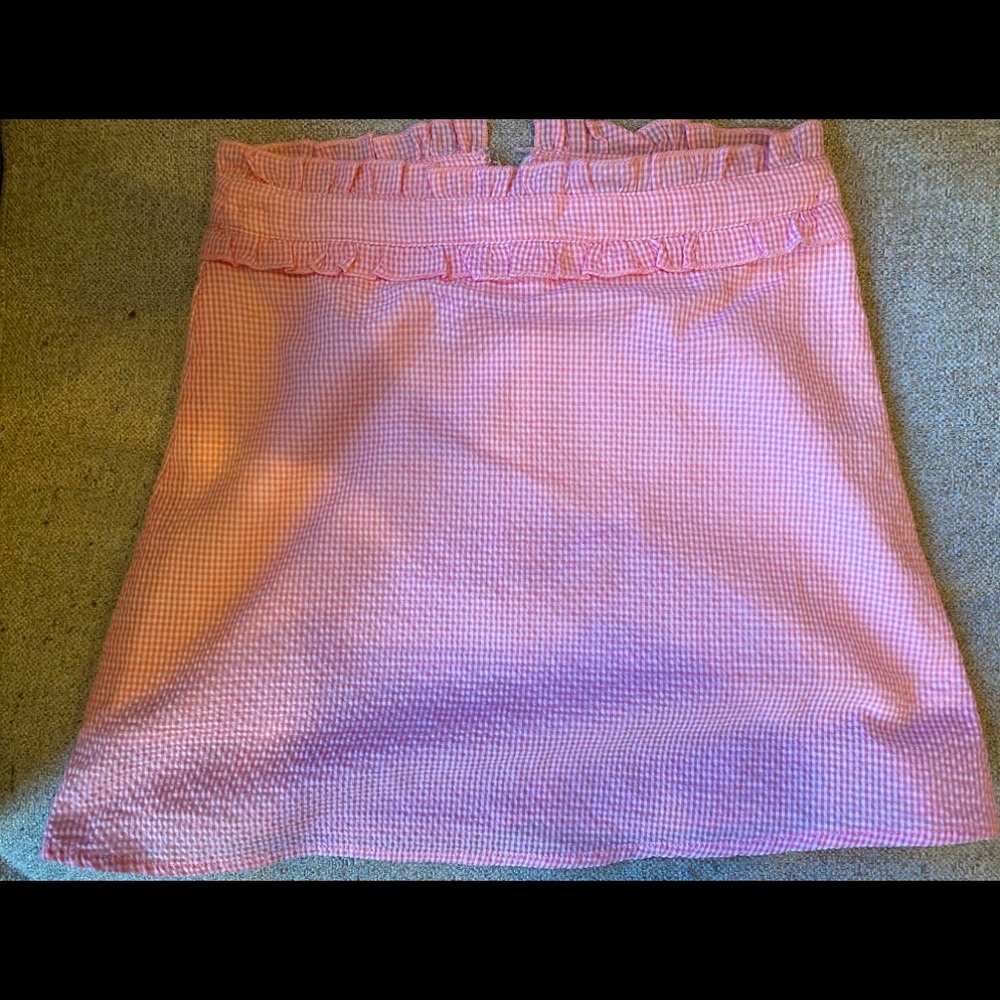 Pink and white skirt